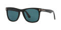Tom Ford Kevyn Black-Shiny / Green (1330J1) Sunglasses - Color Image