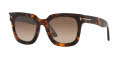 Tom Ford Leigh-02 Tortoise-Black / Brown-Mirror (4400D7) Sunglasses - Color Image