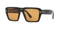 Tom Ford REDFORD TR Black Shiny / Brown (1330D1) Sunglasses - Color Image