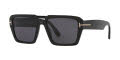 Tom Ford REDFORD TR Black Shiny / Grey (1330L1) Sunglasses - Color Image