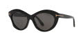Tom Ford Toni Black-Shiny / Grey-Polarized (1330M1) Sunglasses - Color Image