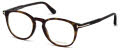 Tom Ford FT5401 Shiny Classic Dark Havana / Shiny Rose Gold  (052) Eyeglasses - Color Image
