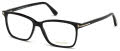 Tom Ford Blue Light Collection FT5478-B Shiny Black/ Blue Block Lenses (001) Eyeglasses - Color Image