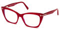 Tom Ford Blue Light Collection FT5709-B Shiny Pearly Pink / Blue Block Lenses (072) Eyeglasses - Color Image