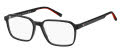 Tommy Hilfiger TH 2199 Black Red (1300) Eyeglasses - Color Image