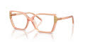 Tory Burch TY4014U Transparent Orange (1986) Eyeglasses - Color Image