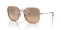 Tory Burch TY6101 Transparent Blush/Brown Mirror (33683D) Sunglasses - Color Image
