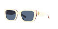 Tory Burch TY7190U Ivory Red Blue Trilayer/ Dark Blue (194980) Sunglasses - Color Image