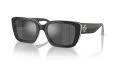 Tory Burch TY7190U Black White Trilayer/Grey Mirror Silver (19466G) Sunglasses - Color Image
