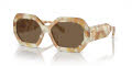 Tory Burch TY7192U New Honey Tortoise/Dark Brown (194973) Sunglasses - Color Image