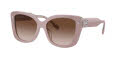 Tory Burch TY7198U Pearlized Pink / Light Brown Gradient Dark Brown (194713) Sunglasses - Color Image