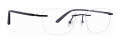 Totally Rimless Alya 386 Black (BLK) Eyeglasses - Color Image