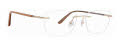 Totally Rimless Alya 386 Gold (GLD) Eyeglasses - Color Image