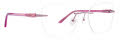 Totally Rimless Feather 370 Rose Eyeglasses - Color Image