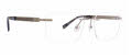 Totally Rimless Analog 382 Gunmetal (GUN) Eyeglasses - Color Image