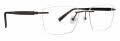 Totally Rimless Hoku 380 Brown Eyeglasses - Color Image