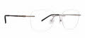 Totally Rimless Traveler 381 Gunmetal (GUN) Eyeglasses - Color Image