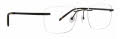 Totally Rimless Zander 379 Pewter Eyeglasses - Color Image