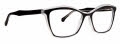 Trina Turk Caris Black Eyeglasses - Color Image