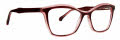 Trina Turk Caris Burgundy Eyeglasses - Color Image