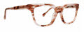 Trina Turk Joi Pink Horn Eyeglasses - Color Image