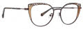 Trina Turk Katya Light Gunmetal Eyeglasses - Color Image