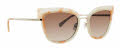 Trina Turk Nazare Tortoise Sunglasses - Color Image
