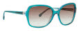 Trina Turk Kiska Blue Lagoon Sunglasses - Color Image