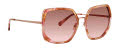 Trina Turk Seraphine Rosewood Sunglasses - Color Image