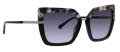 Trina Turk Le Morne Black Crystal Sunglasses - Color Image