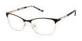 Tura R580 Black Gold (BLK) Eyeglasses - Color Image