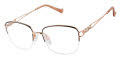 Tura R146 Black/Rosegold (BLK) Eyeglasses - Color Image