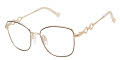 Tura R147 Brown/Rose (BRN) Eyeglasses - Color Image