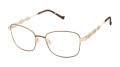 Tura R154 Brown/Gold (BRN) Eyeglasses - Color Image