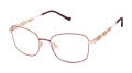 Tura R154 Burgundy/Rose Gold (BUR) Eyeglasses - Color Image