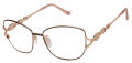 Tura R229 Dark Gunmetal/Rose Gold (DGN) Eyeglasses - Color Image