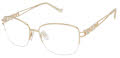 Tura R233 Gold (GLD) Eyeglasses - Color Image