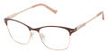 Tura R709 Brown/Rose Gold (BRN) Eyeglasses - Color Image