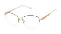 Tura R711 Brown/Rosegold (BRN) Eyeglasses - Color Image