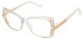 Tura TE278 Crystal/Gold (CRY) Eyeglasses - Color Image