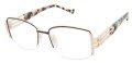 Tura TE279 Black / Rose Gold (BLK) Eyeglasses - Color Image