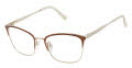 Tura TE292 Brown/Gold (BRN) Eyeglasses - Color Image