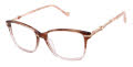 Tura TE294 Brown/Rose Gold (BRN) Eyeglasses - Color Image