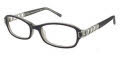 Tura 644 Navy Blue/Brush Silver (NAV) Eyeglasses - Color Image