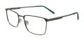 Turboflex TX172 Green & Steel (060) Eyeglasses - Color Image