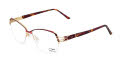Cazal 1280 Poppy Red-Gold (001) Eyeglasses - Color Image