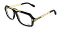 Cazal 6034 Black-Gold (001) Eyeglasses - Color Image