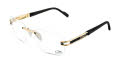 Cazal 7103 Black-Gold (001) Eyeglasses - Color Image