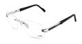 Cazal 7103 Black-Silver Mat (002) Eyeglasses - Color Image