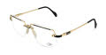 Cazal 742 Black-Gold (095) Eyeglasses - Color Image